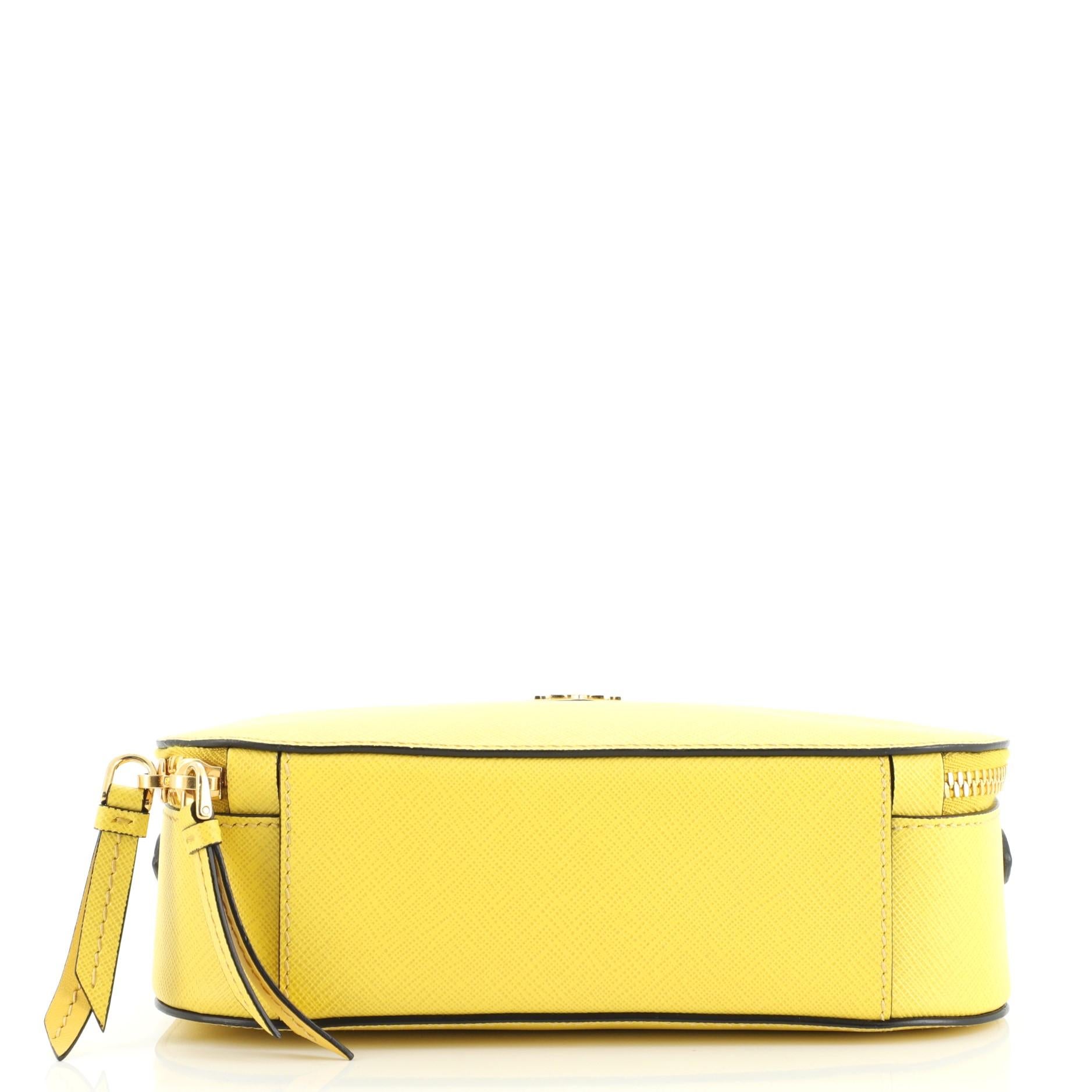 prada mini bag yellow