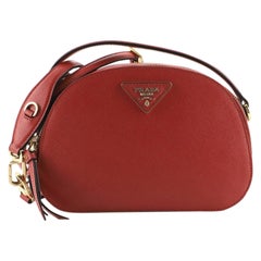 Prada Odette Top Handle Bag Saffiano Leather Small