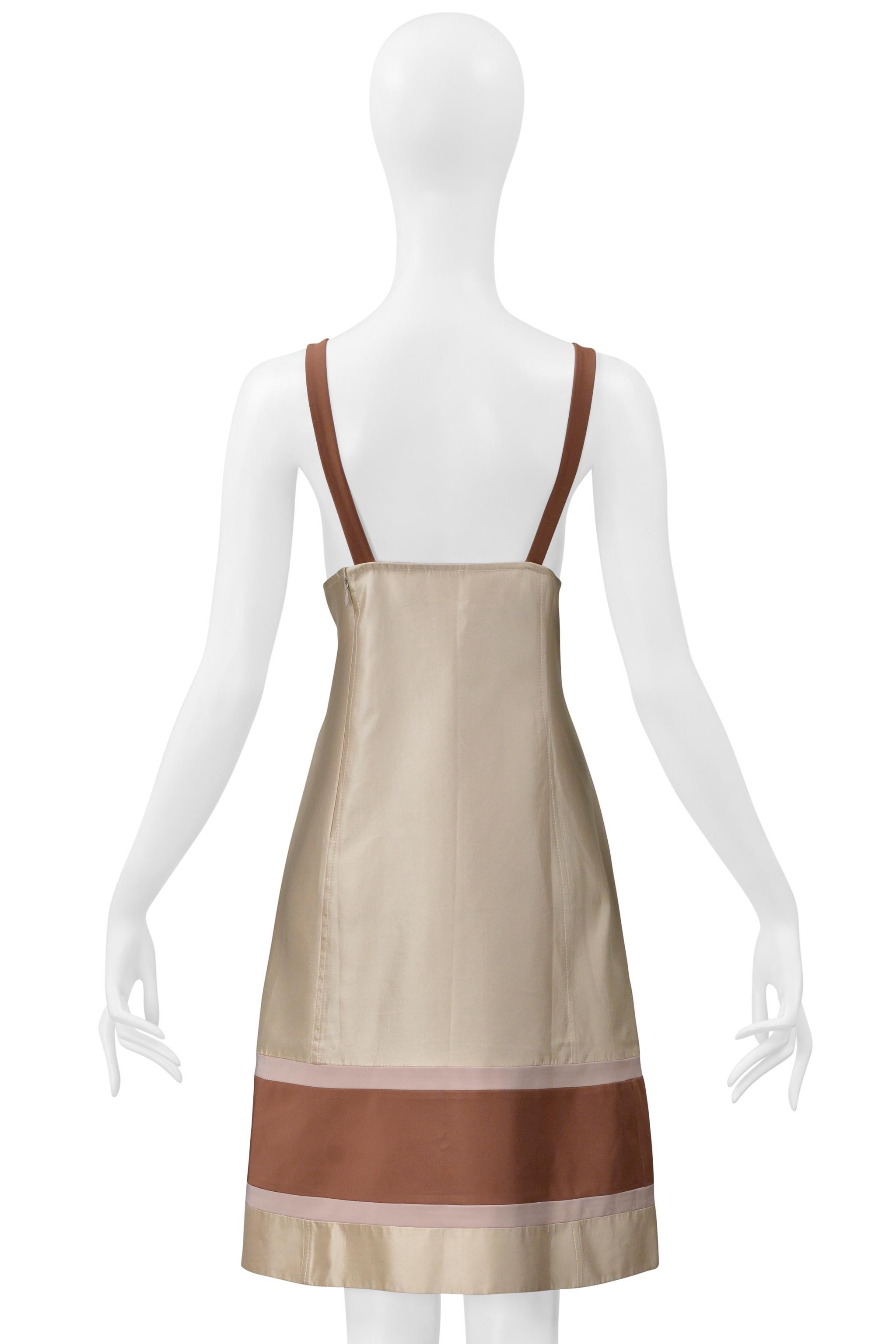 Prada Off-White Minimal Day Dress 1996 in vendita 3