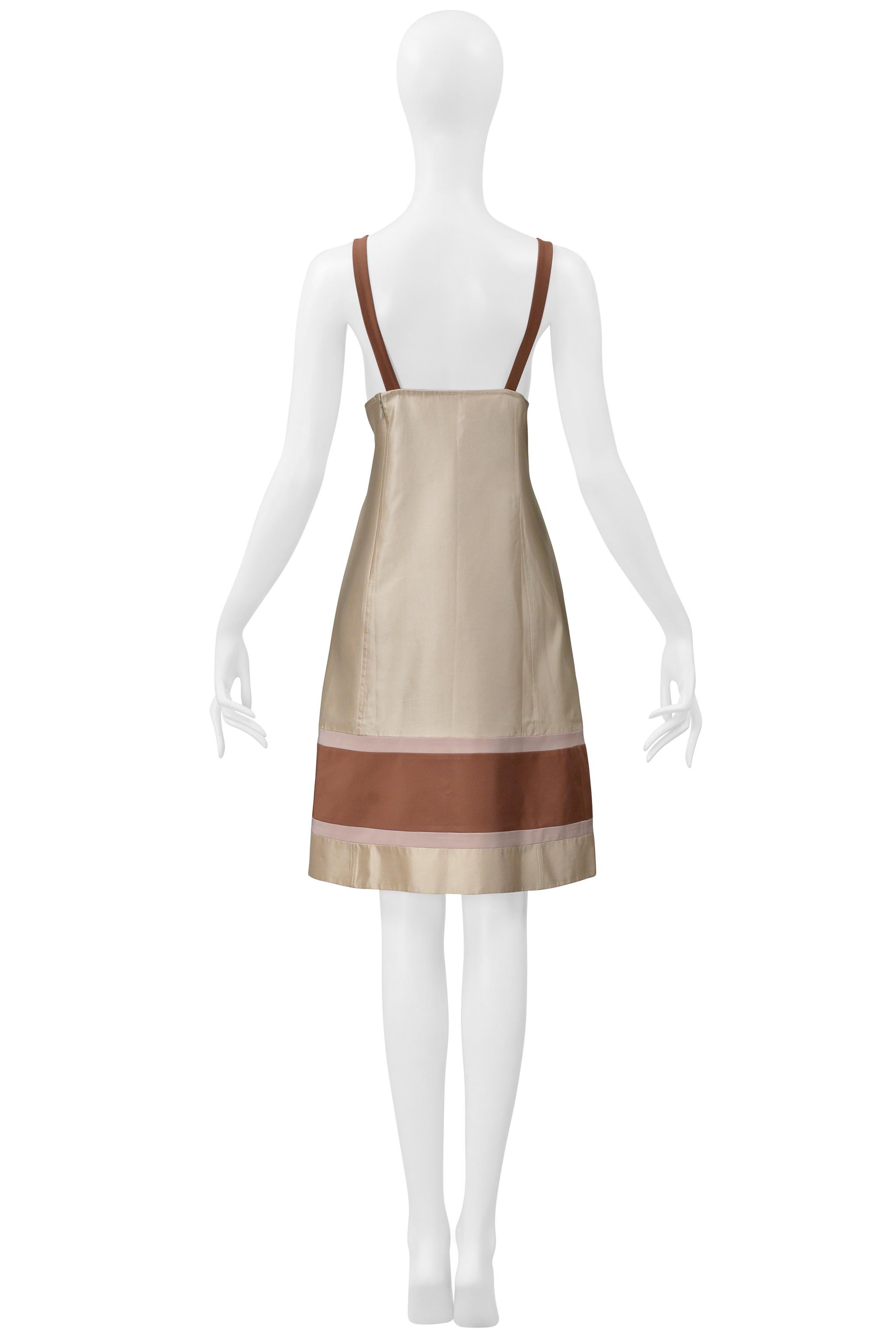 Prada Off-White Minimal Day Dress 1996 in vendita 4