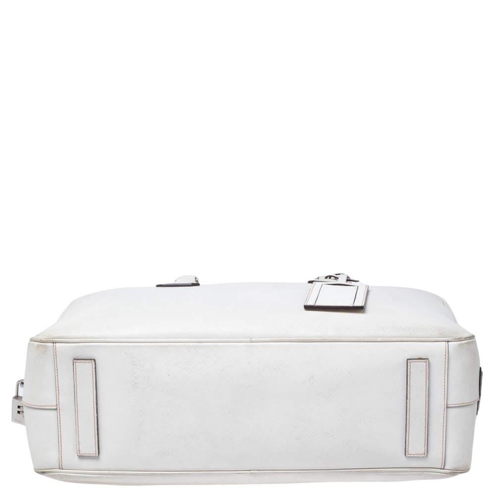 Borsa Bauletto in pelle saffiano di Prada Off-White 3