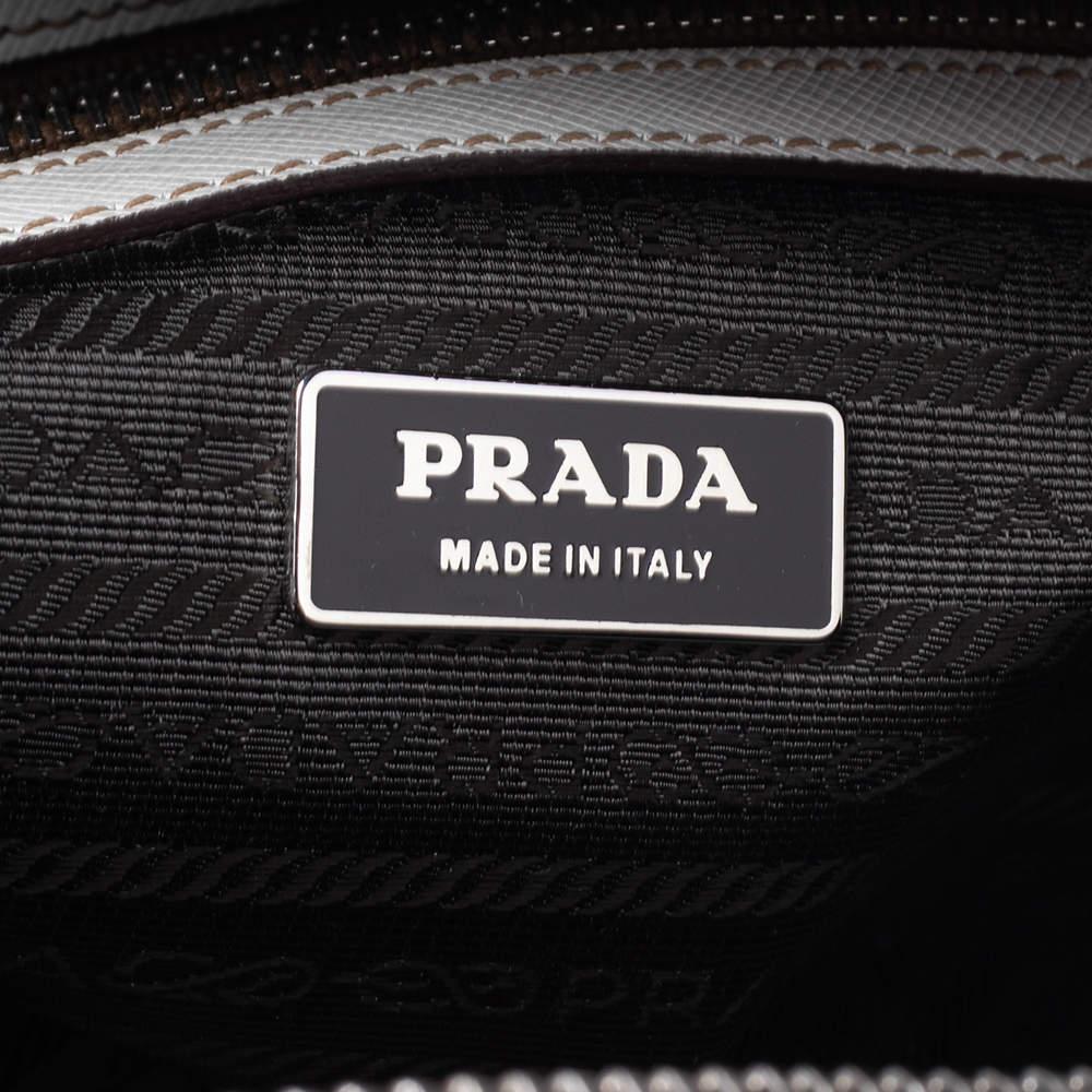 Borsa Bauletto in pelle saffiano di Prada Off-White 4