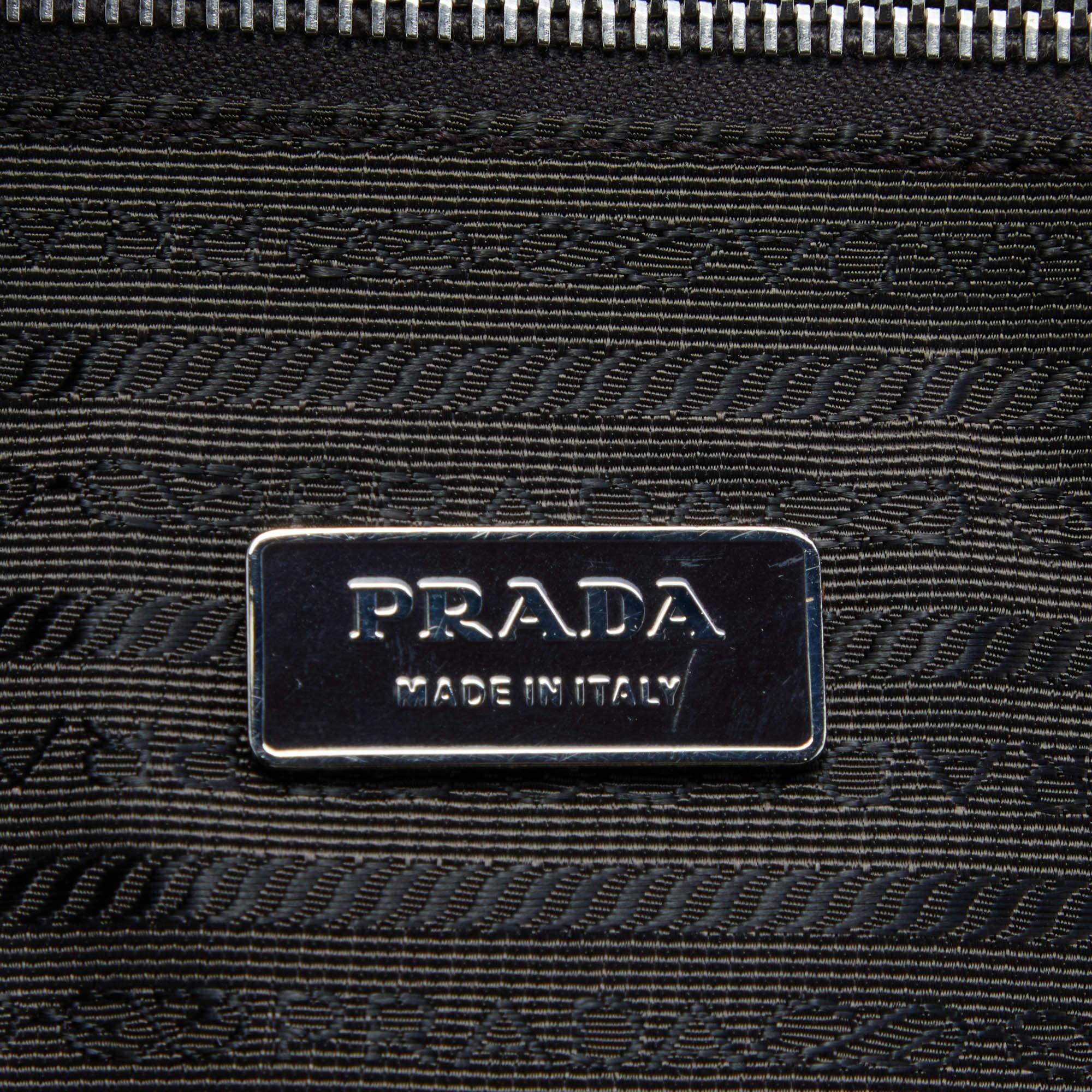 Prada Off White Saffiano Travel Valigia Suitcase 3