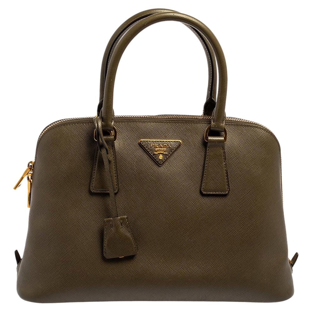 olive green prada bag