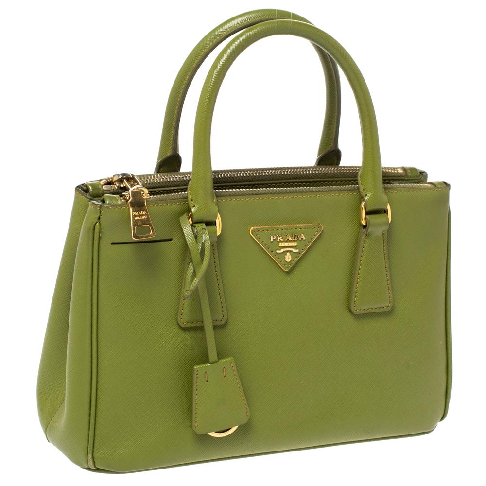 prada olive green handbag