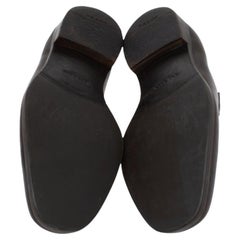 Prada Ombre Brown Leather Penny Slip On Loafers Size 41