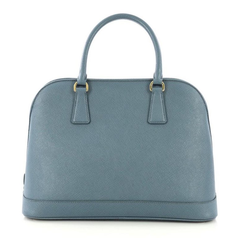 $3000+ Excellent Condition Prada Small Promenade Silver Saffiano Leather Bag!!!