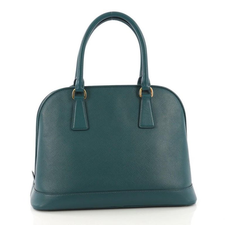 Prada Open Promenade Handbag Saffiano Leather Medium at 1stdibs
