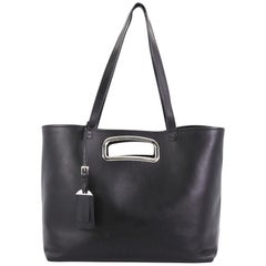 Prada Open Shopping Tote Leather Medium Prada Open Shopping Tote Leather Medium