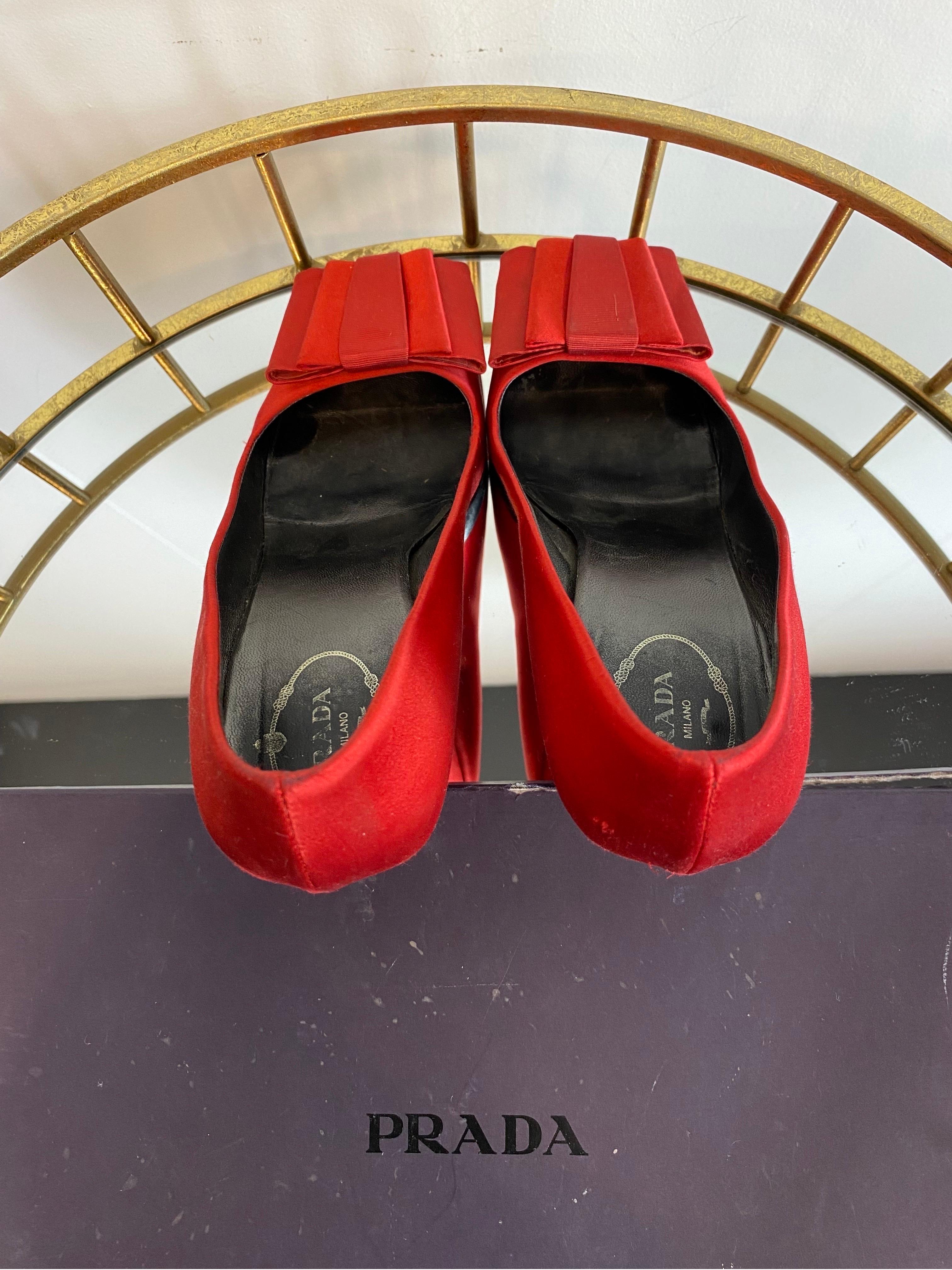 Décolleté Prada con punta aperta in vendita 1