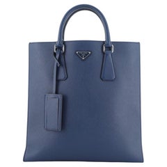 Prada Open Tote Saffiano Leather North South Prada Open Tote Saffiano Leather North South