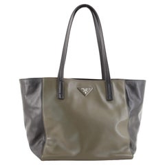 Prada Open Tote Soft Calf East West