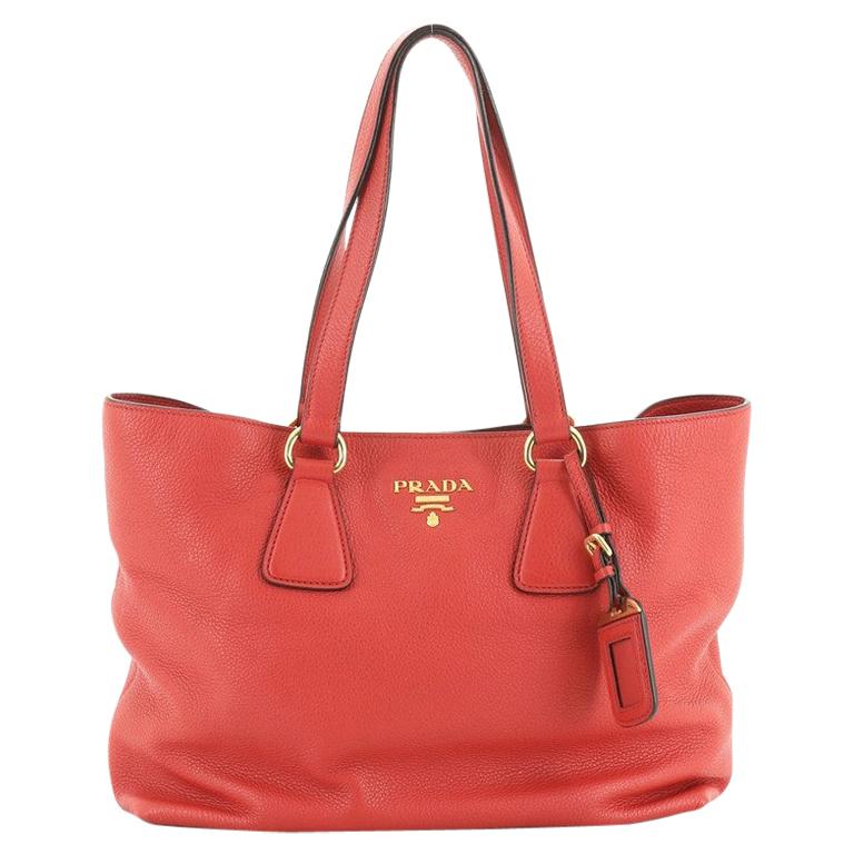 Prada Open Tote Vitello Daino Small For Sale