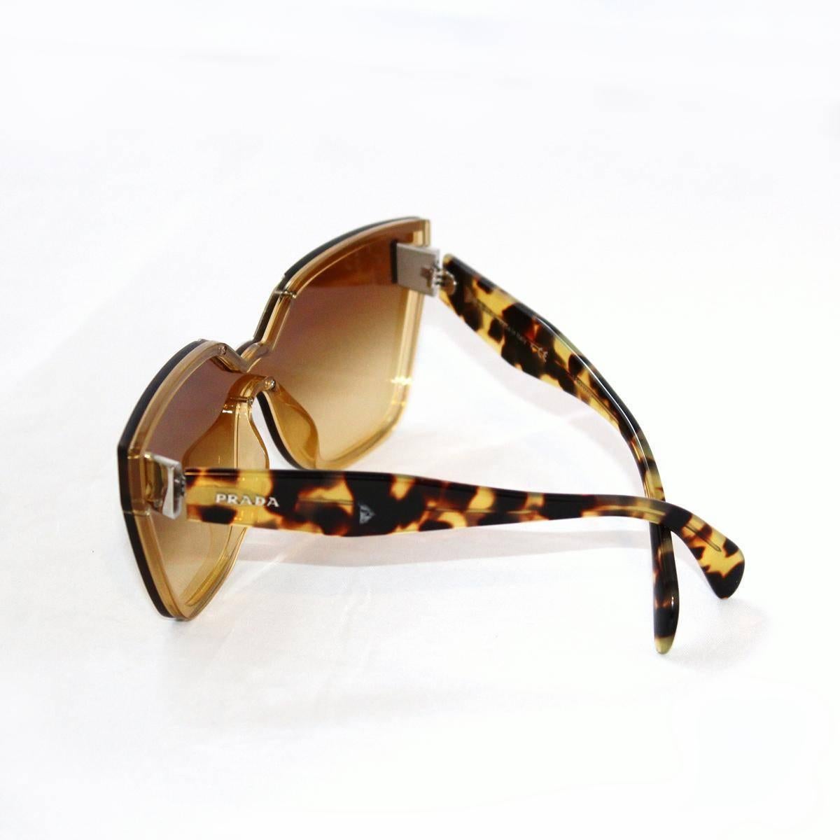 Brown Prada OPR 16TS Sunglasses