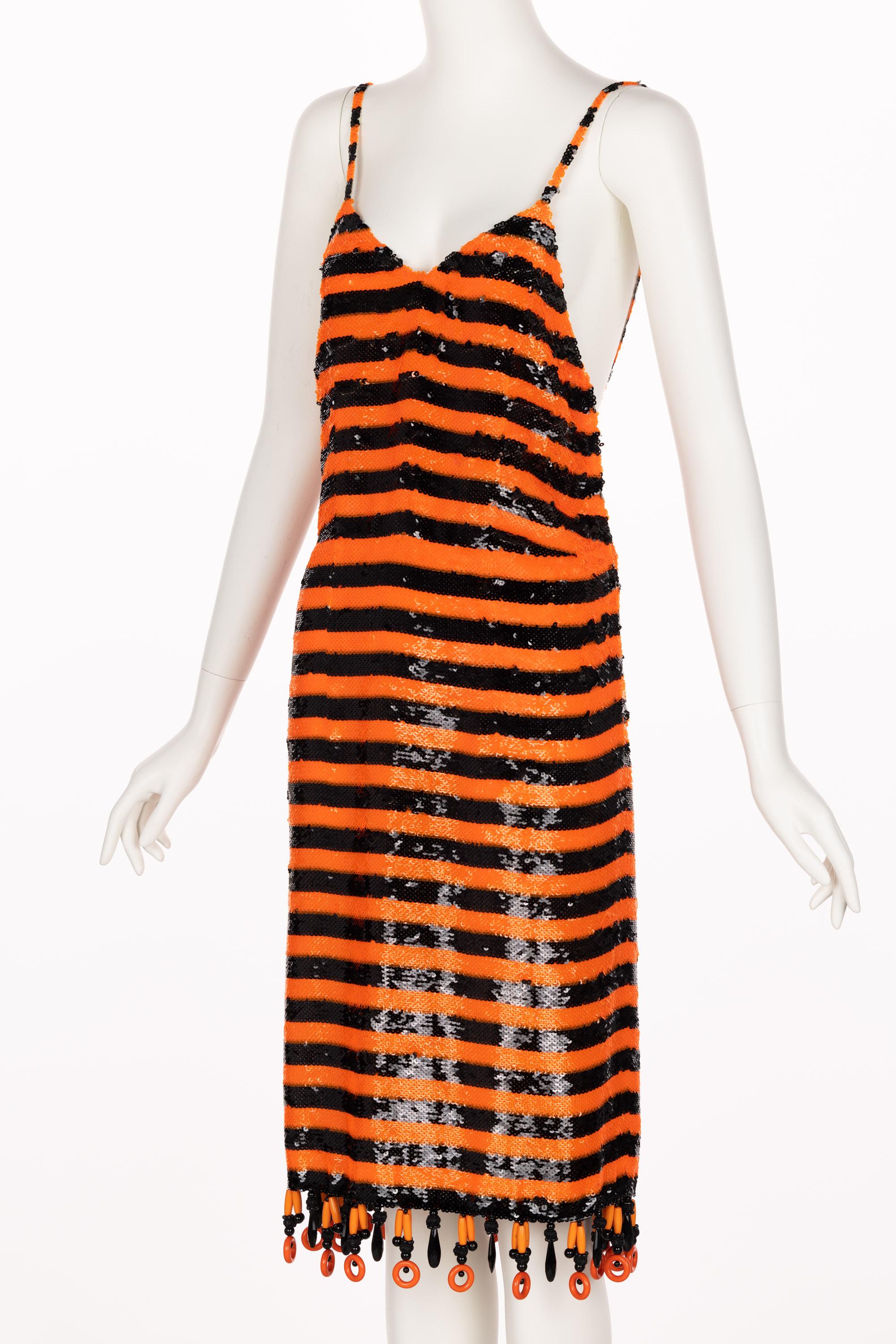 prada striped dress