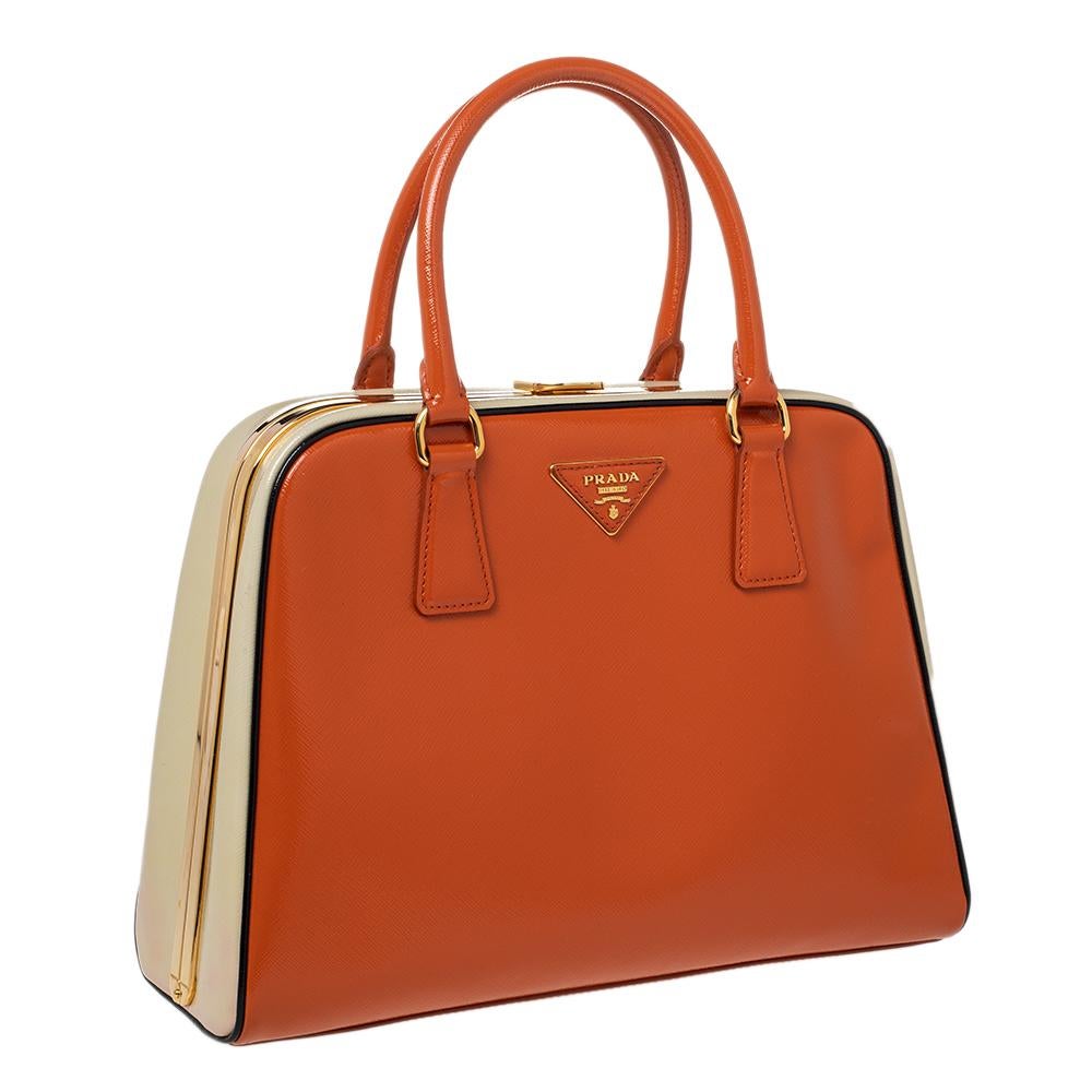 Prada pyramid frame clearance bag