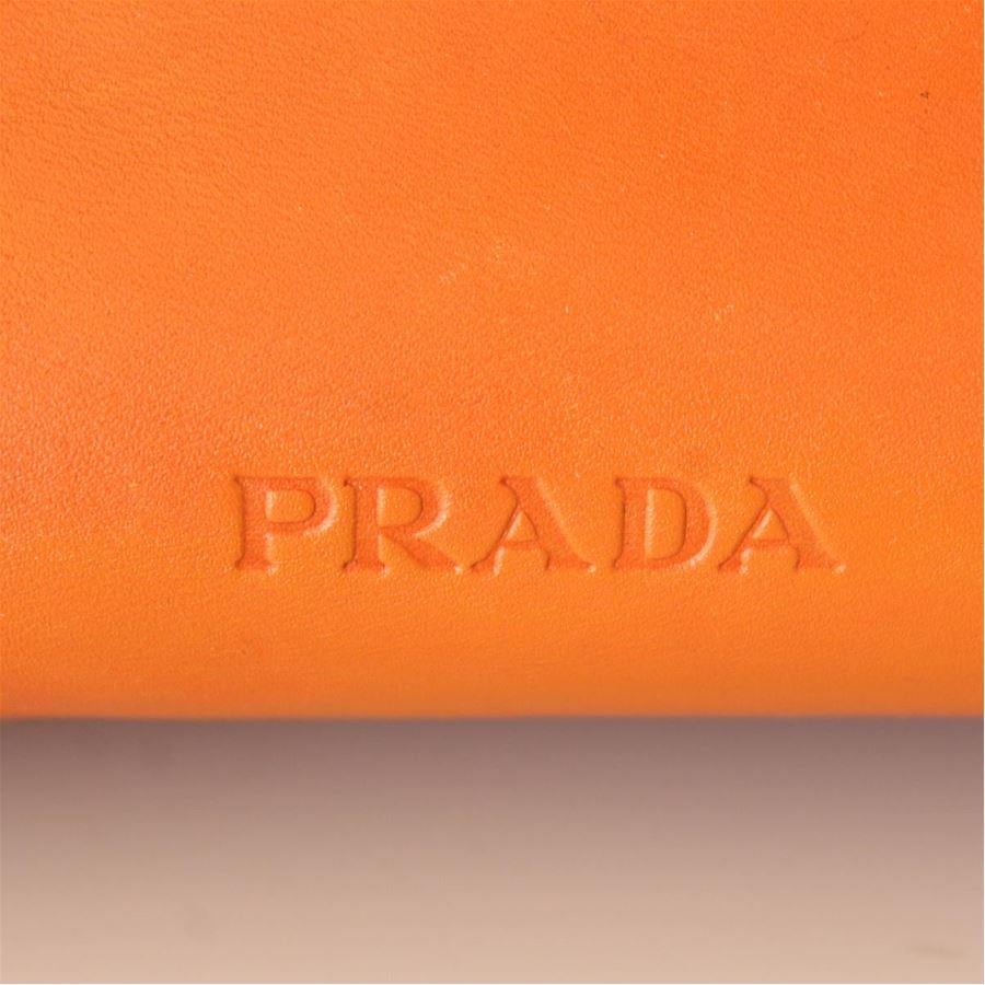 Prada Orange Leather Bag 1