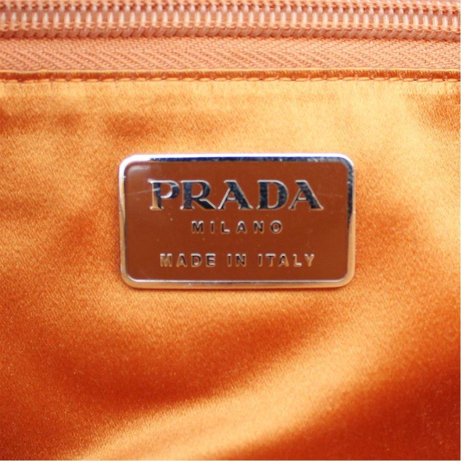 Prada Orange Leather Bag 3