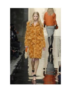 Prada Orange Mohair Cropped Jacket 2007