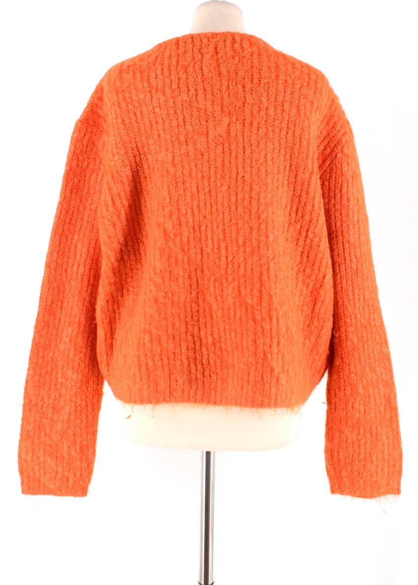 orange prada sweater