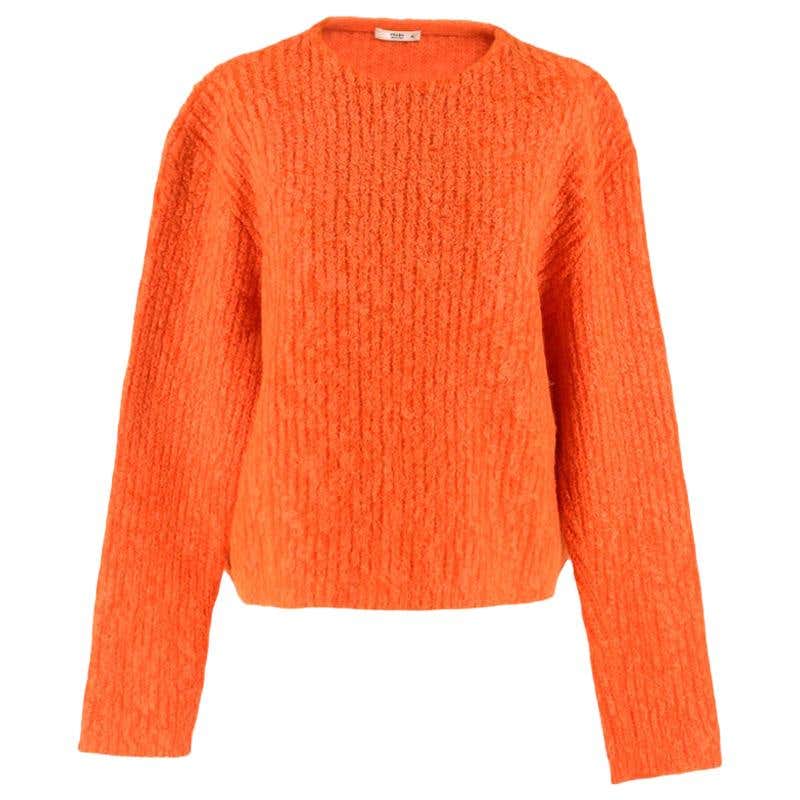 Prada Orange Mohair Knit Jumper XXS at 1stDibs