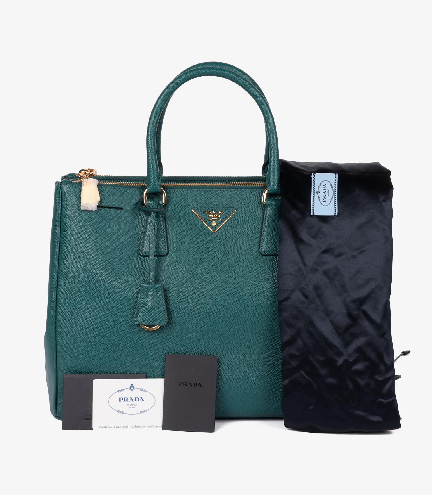 Prada Ottanio Saffiano Lux Leather Special Order Large Galleria Tote 6