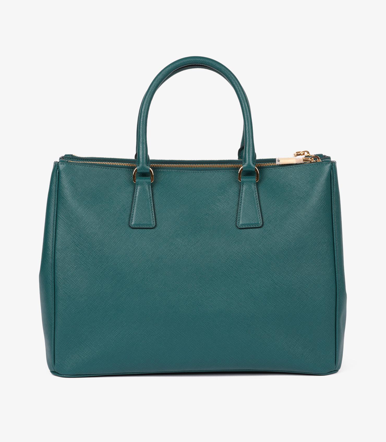 Prada Ottanio Saffiano Lux Leather Special Order Large Galleria Tote 1
