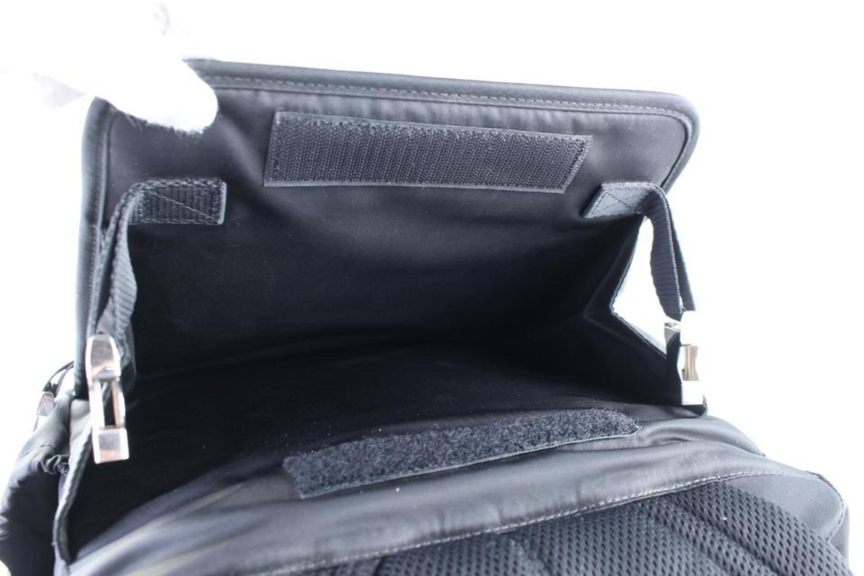 Prada Outdoor Hiking 18pr1120 Black Nylon Backpack For Sale 6