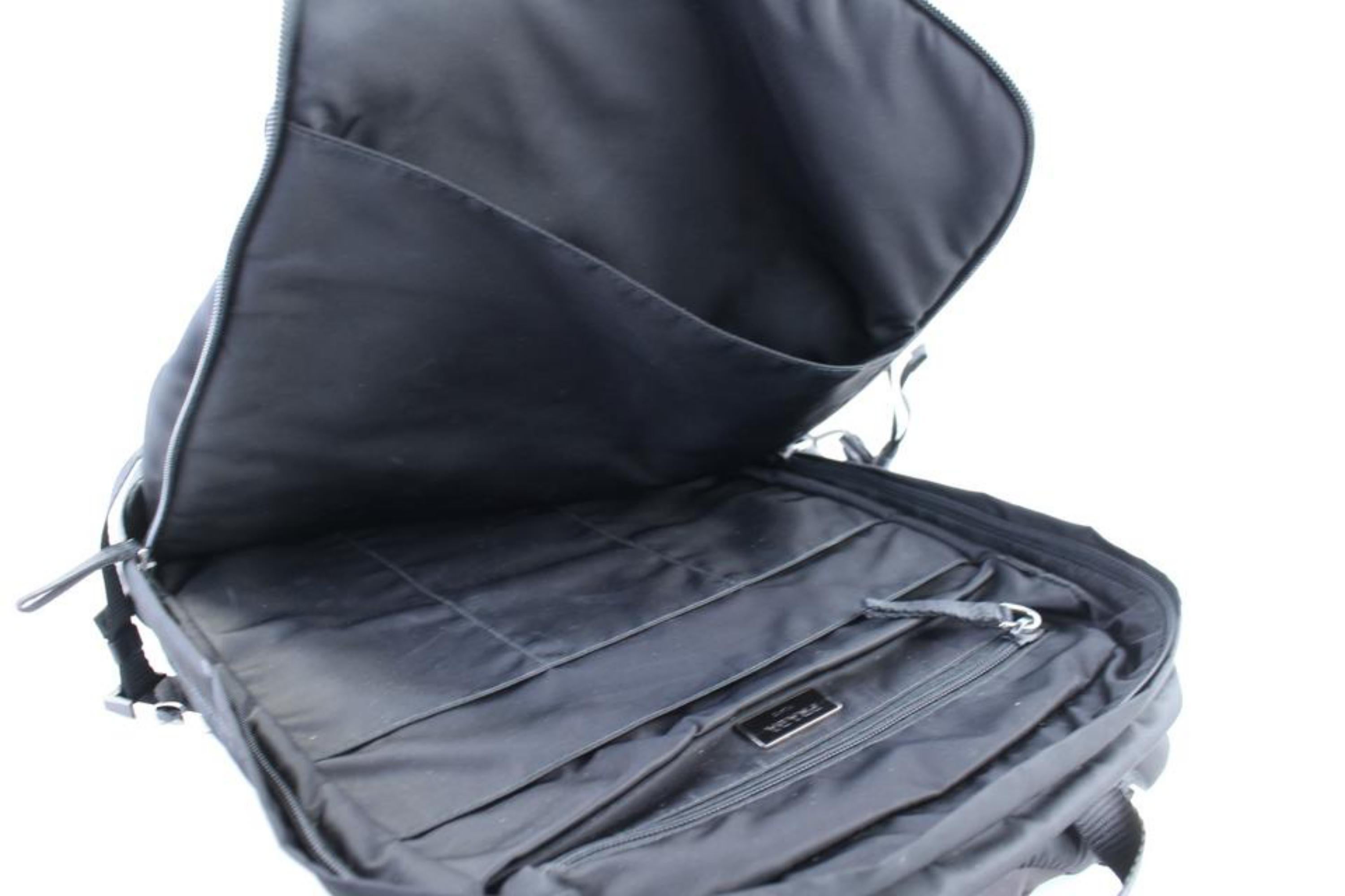Prada Outdoor Hiking 18pr1120 Black Nylon Backpack For Sale 1