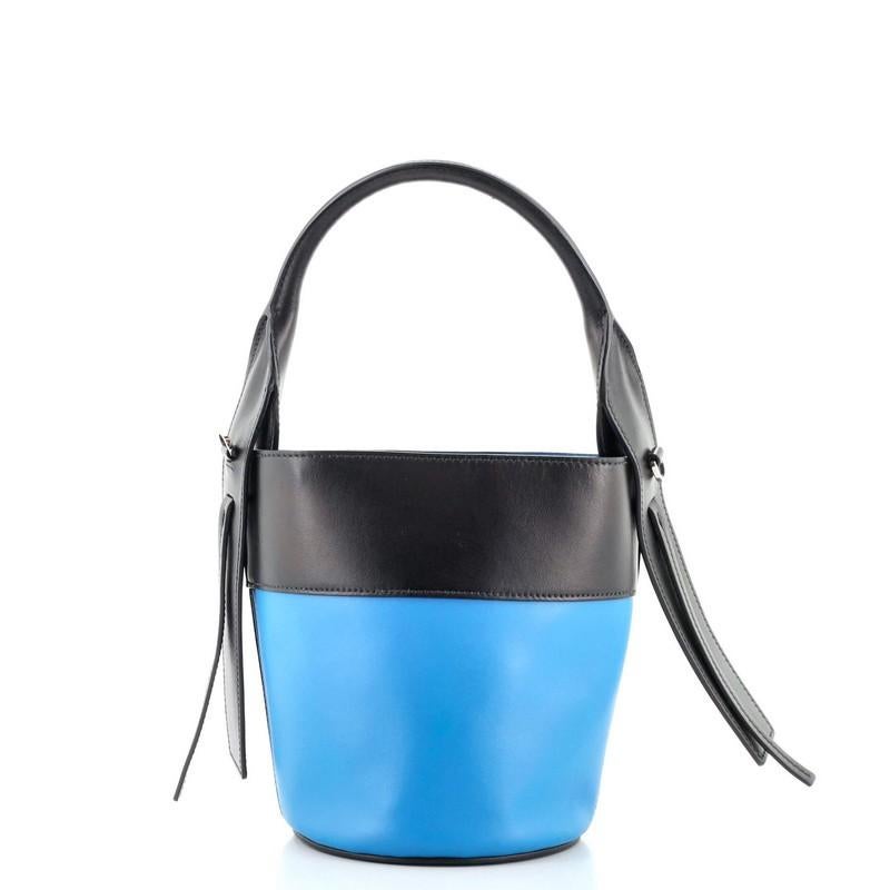 prada blue bucket bag