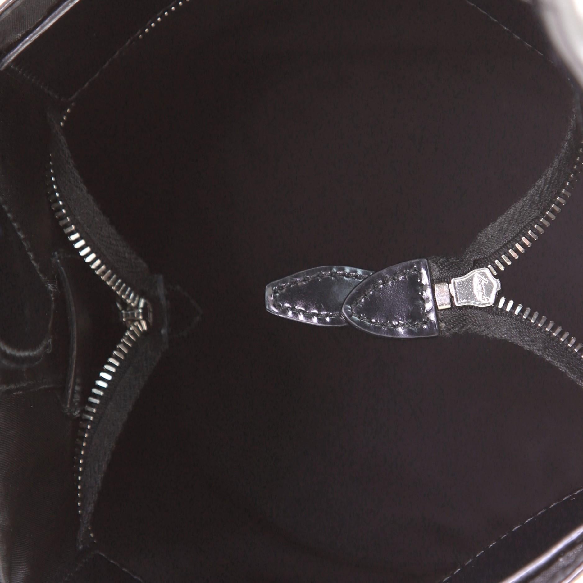 Prada Ouverture Bucket Bag Tessuto and Leather In Good Condition In NY, NY