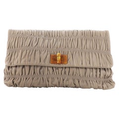 Prada Oversized Clutch Nappa Gaufre Large