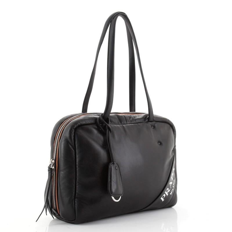 prada padded nappa leather handbag