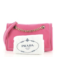 Prada Tessuto Medium Tasche mit gepolsterter Kette