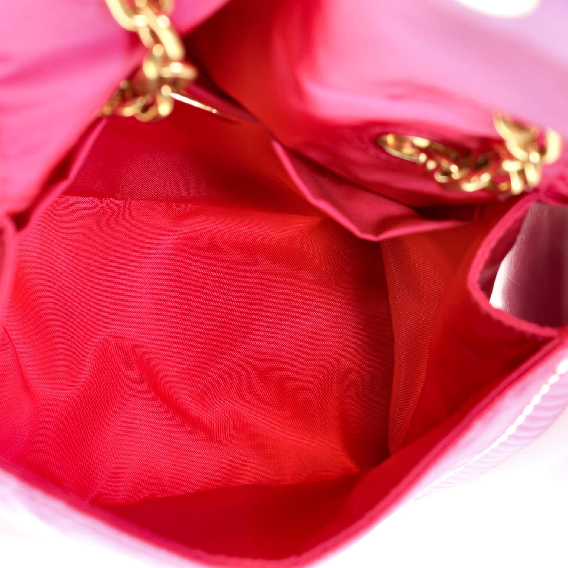 Women's or Men's Prada Padded Chain Flap Bag Tessuto Small
