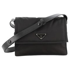 Prada Padded Flap Shoulder Bag Re-Nylon Small