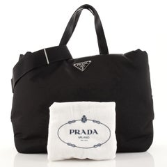 Prada Gepolsterte Tote Tessuto Medium