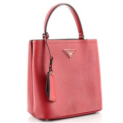 Prada Panier Bucket Bag Saffiano Leather Medium