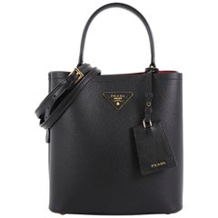 Prada Panier Bucket Bag Saffiano Leather Medium