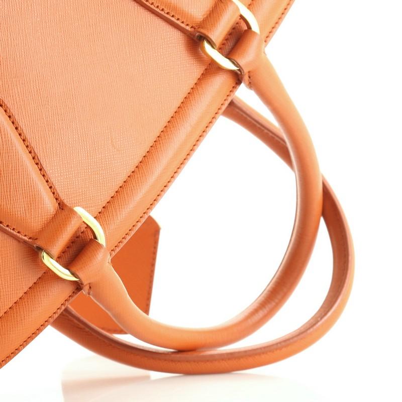 Prada Parabole Handbag Saffiano Leather Medium 3