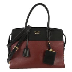 Prada Paradigme Bag Saffiano Leather with City Calfskin Medium