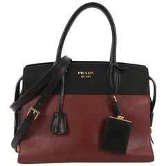 Prada Paradigme Bag Saffiano Leather with City Calfskin Medium