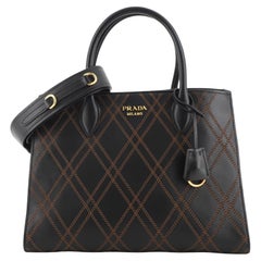 Prada Paradigme Tote Stitched City Calf Medium