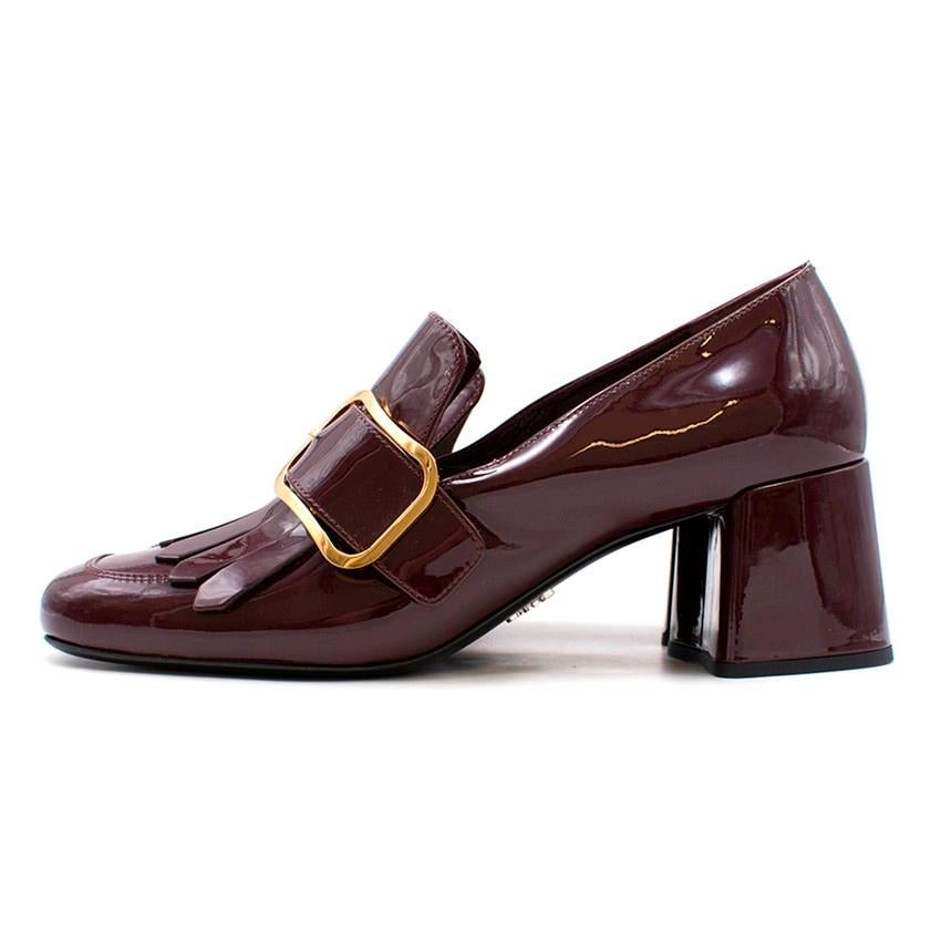 prada heeled loafers