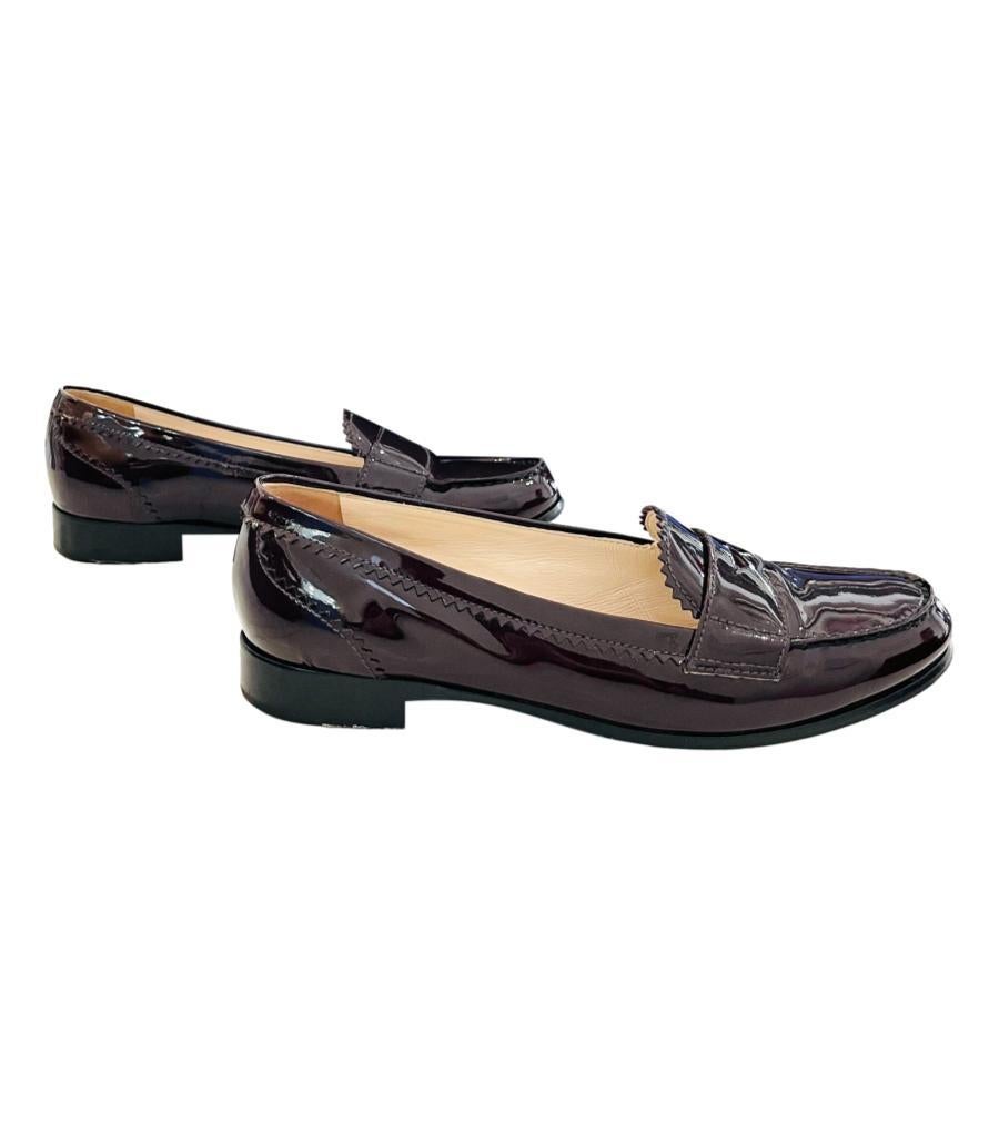 Prada Patent Leather Loafers In Good Condition In London, GB