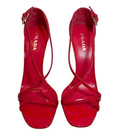 Prada Patent Leather Sandals