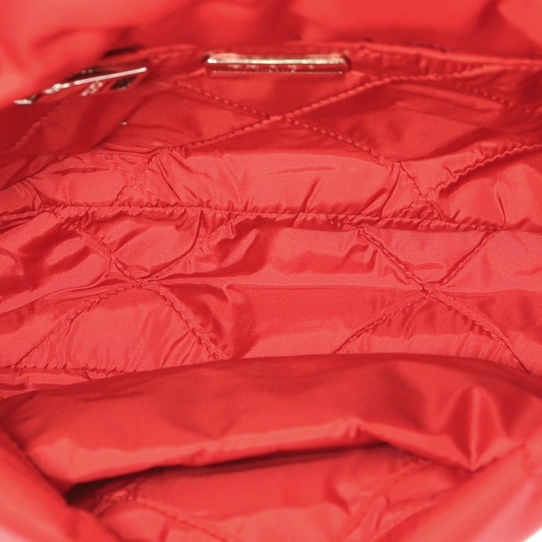 Prada Pattina Bomber Chain Link Shoulder Bag Tessuto Medium at 1stDibs
