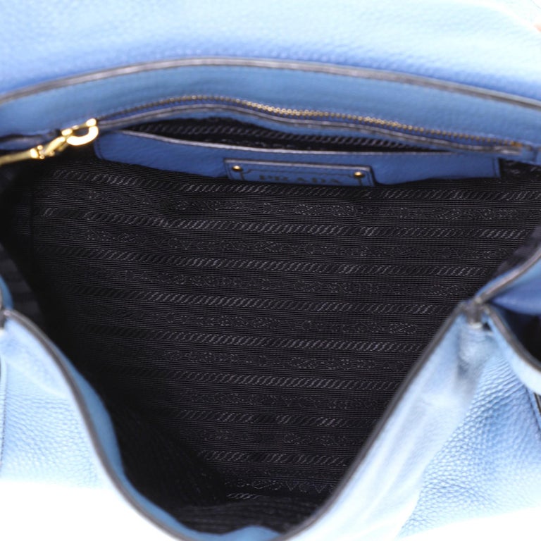 Prada Pattina Convertible Shoulder Bag Vitello Daino Medium at 1stDibs