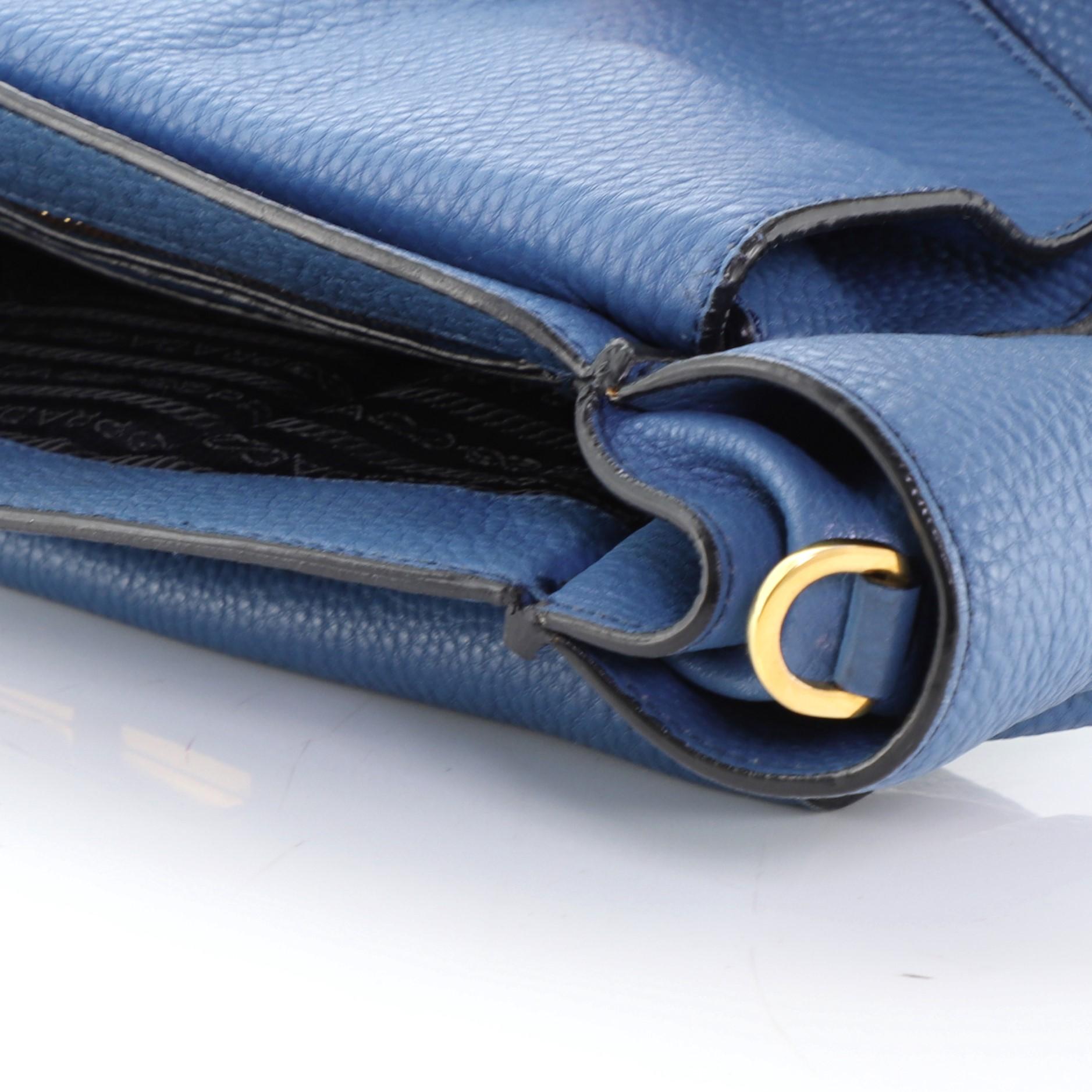 Prada Pattina Convertible Shoulder Bag Vitello Daino Medium 1