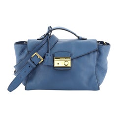 Prada Pattina Convertible Shoulder Bag Vitello Daino Medium